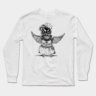 Doodled Owl Long Sleeve T-Shirt